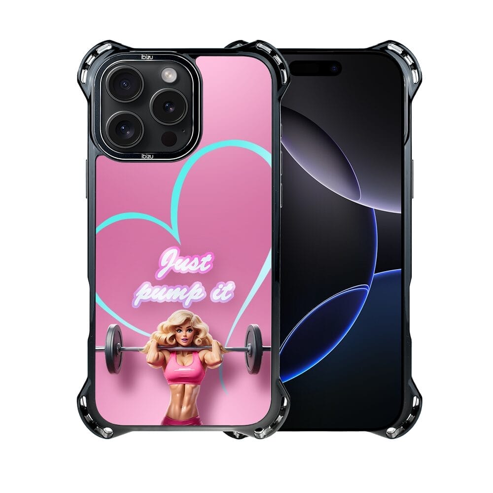 Etui do iPhone 16 Pro, Ibizu DropGuard Ultra z MagSafe, #Move, Pump it love - obrazek 2