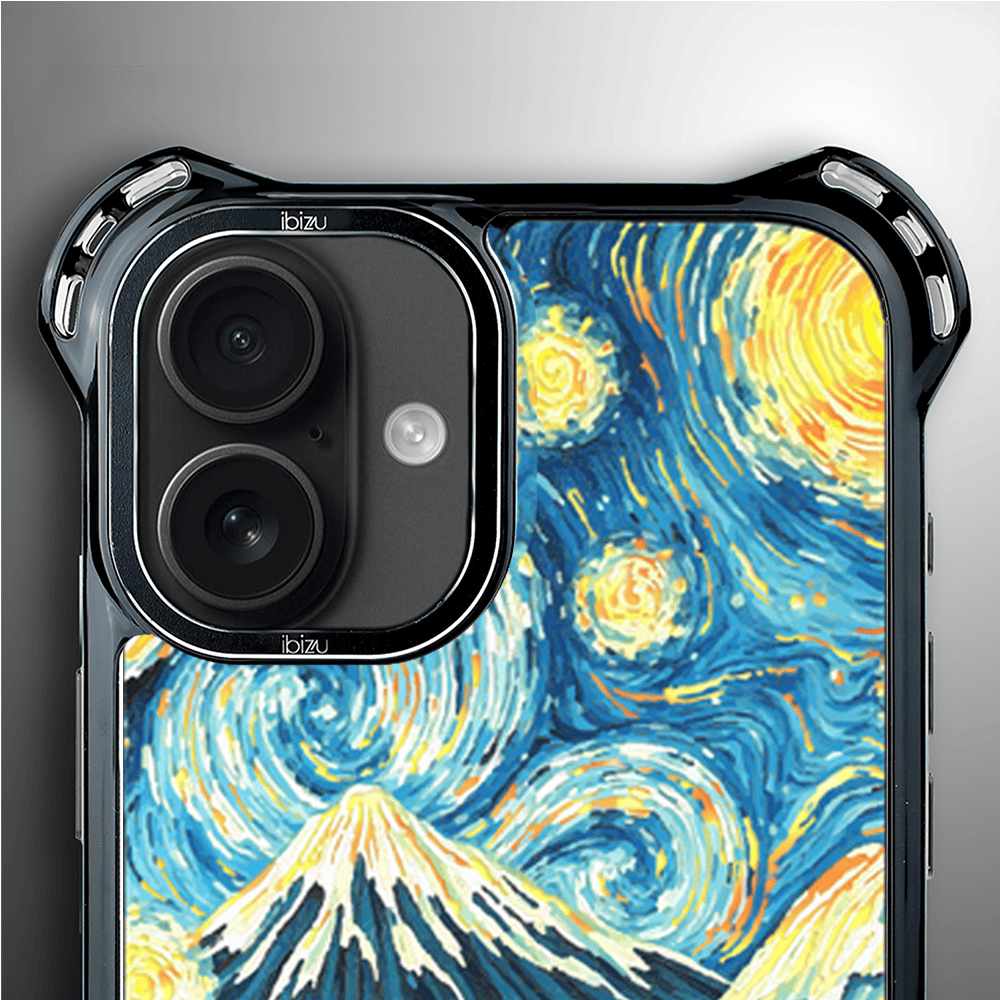 Etui iPhone 16 IBIZU DropGuard Ultra z MagSafe, Van Gogh, gwieździsta noc - obrazek 5