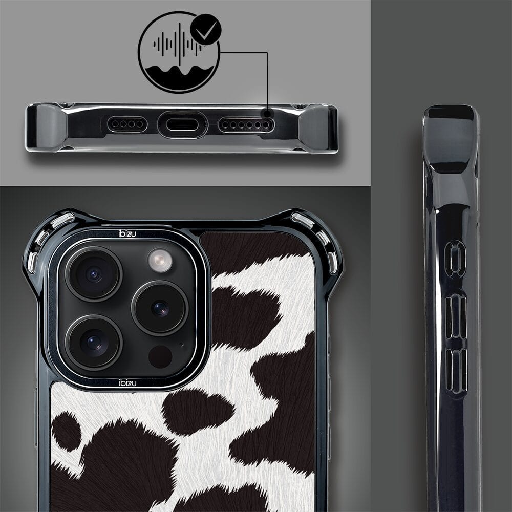 Etui do iPhone 16 Pro IBIZU DropGuard Ultra z MagSafe, Zew Natury, Polska krowa - obrazek 4