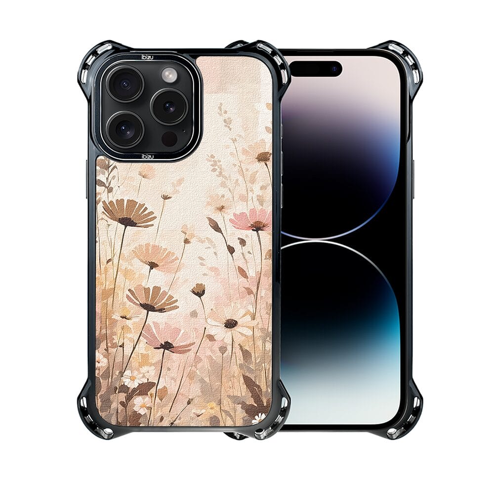 Etui do iPhone 14 Pro IBIZU DropGuard Ultra z MagSafe, Boho, Kwiatowa łąka - obrazek 2