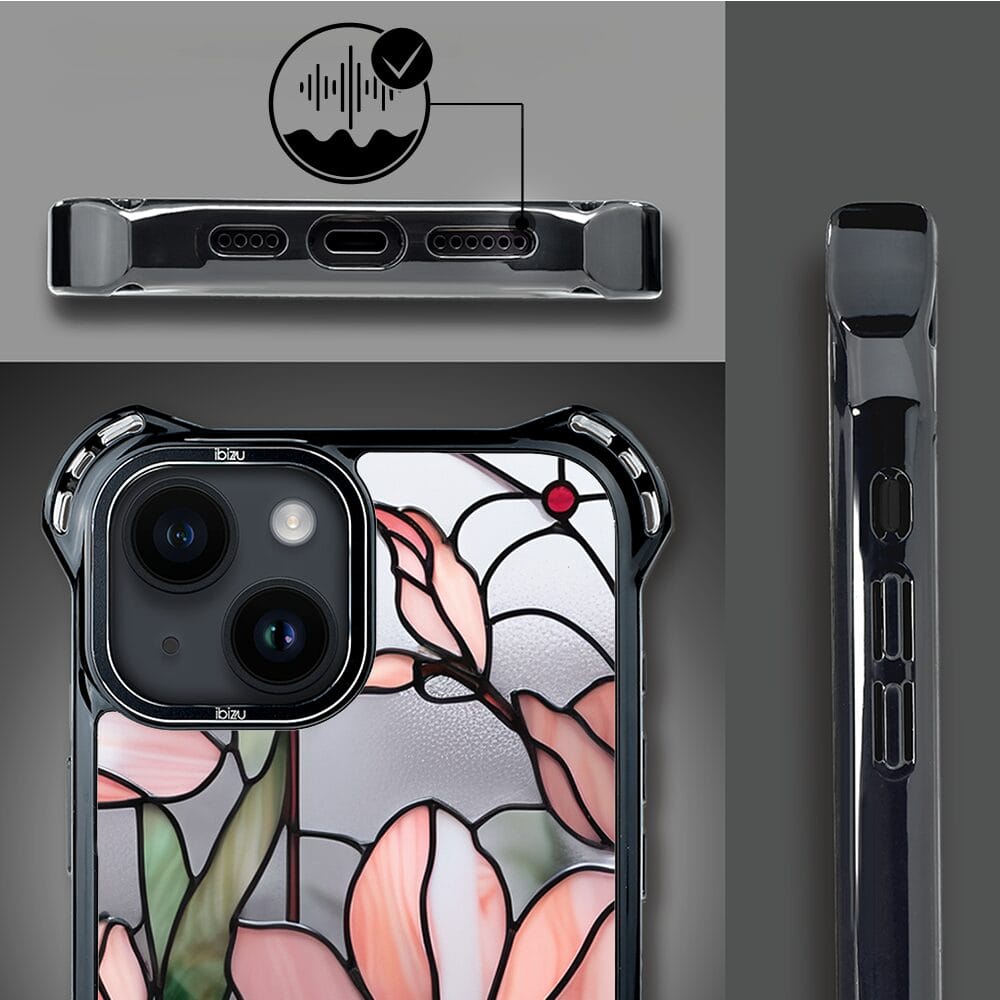 Etui do iPhone 14 IBIZU DropGuard Ultra z MagSafe, Barwy Szkła, Różowa magnolia - obrazek 6