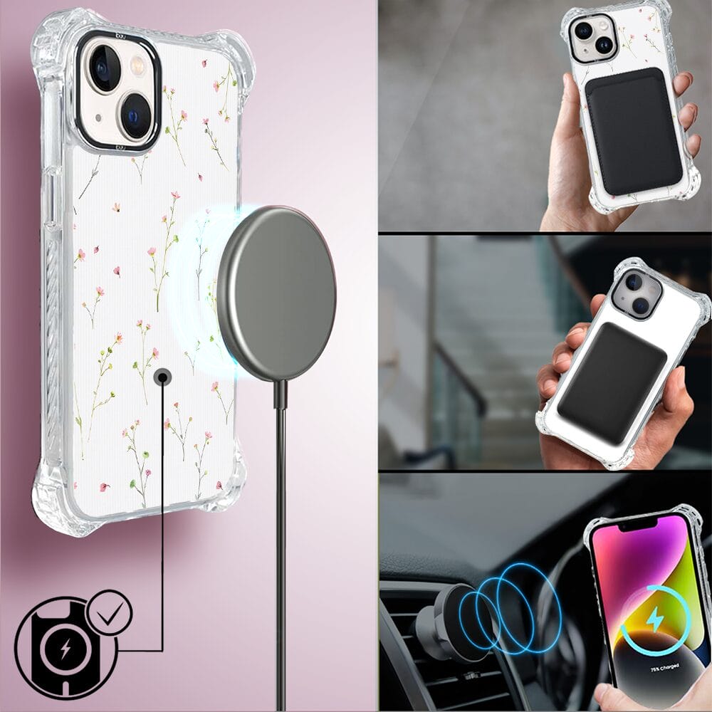 Etui iPhone 14 Plus IBIZU DropGuard Ultra z MagSafe, Pastel Bloom, Polna fantazja - obrazek 8