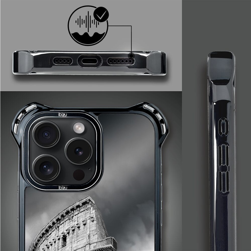Etui do iPhone 16 Pro Max IBIZU DropGuard Ultra z MagSafe, Noir City, Koloseum - obrazek 4