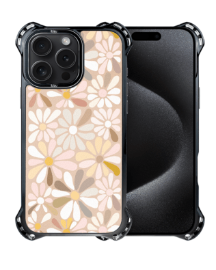 Etui iPhone 15 Pro IBIZU DropGuard Ultra z MagSafe, Boho, Kwiaty vintage