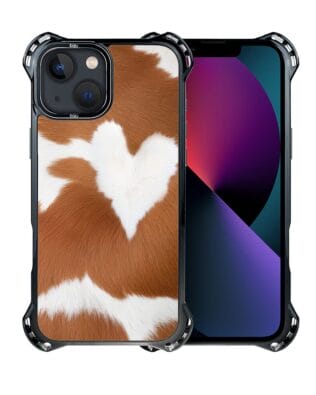 Etui do iPhone 13 IBIZU DropGuard Ultra z MagSafe, Zew Natury, Alpejska krowa