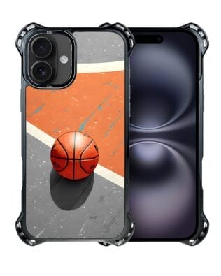 Etui do iPhone 16 Plus IBIZU DropGuard Ultra z MagSafe, #Move, Koszykówka