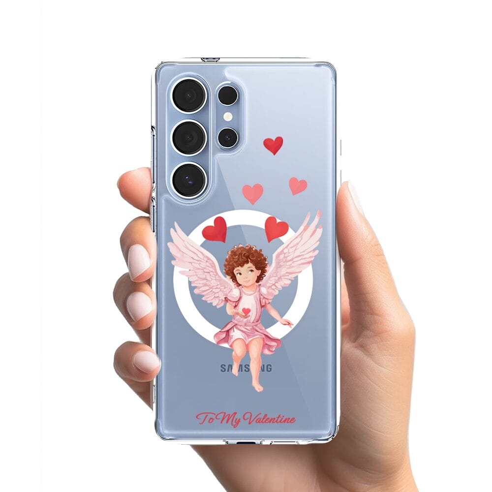 Etui do Samsung Galaxy S25 Ultra z MagSafe przeźroczyste, silikonowe Flexi, kupidyn - obrazek 2