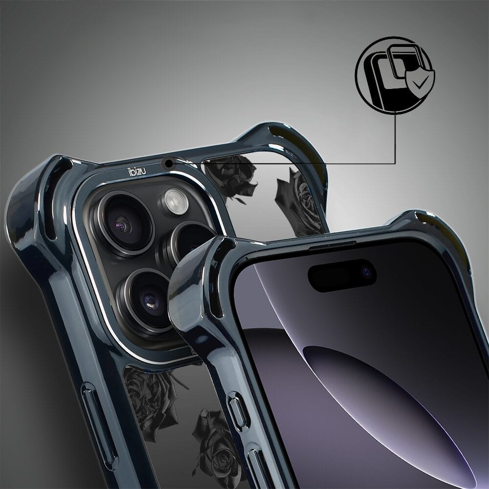 Etui do iPhone 16 Pro IBIZU DropGuard Ultra z MagSafe, Midnight, Sen róż - obrazek 6