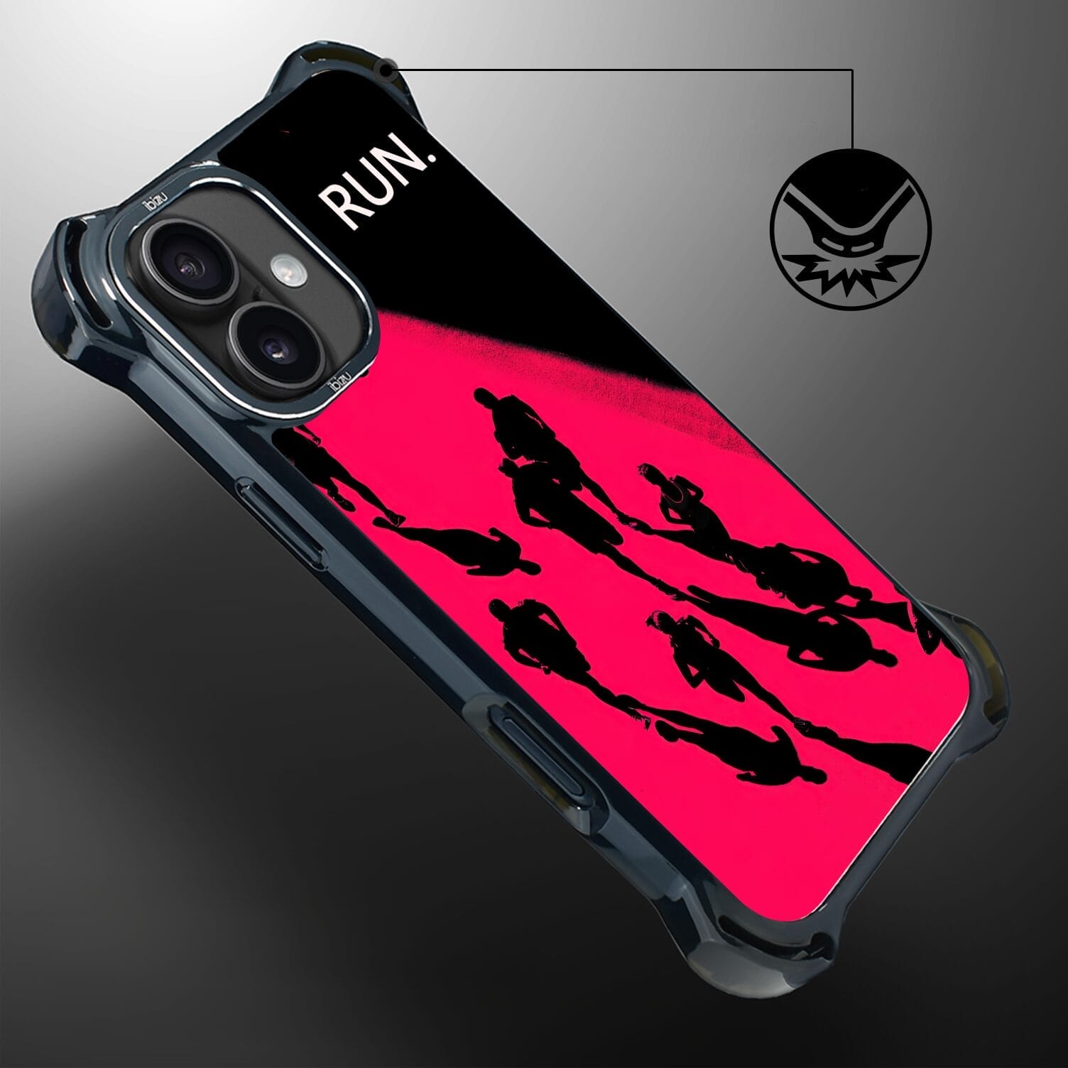 Etui do iPhone 16 IBIZU DropGuard Ultra z MagSafe, #Move, Nocny maraton - obrazek 6