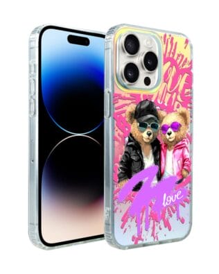 Etui do iPhone 14 Pro IBIZU California Sunset z MagSafe, zmieniające kolor, Couple in Love, zakochana para