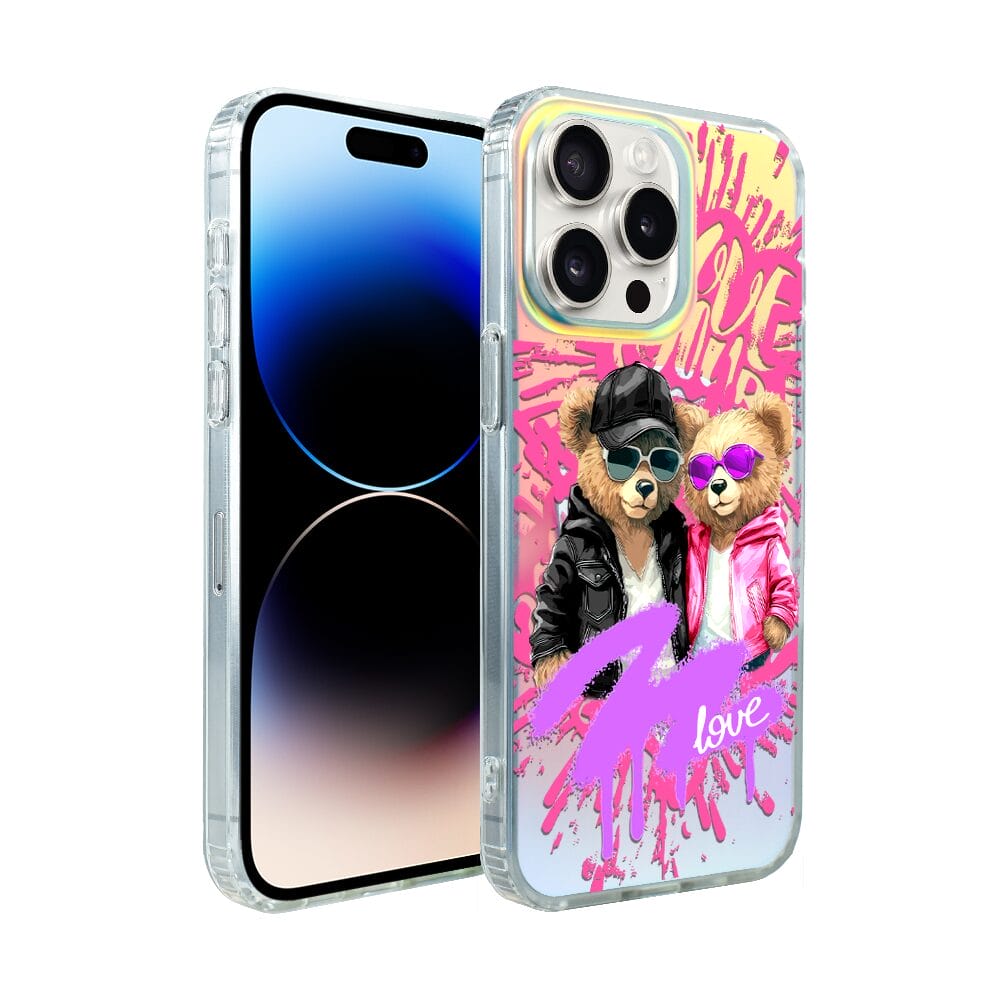 Etui do iPhone 14 Pro IBIZU California Sunset z MagSafe, zmieniające kolor, Couple in Love, zakochana para