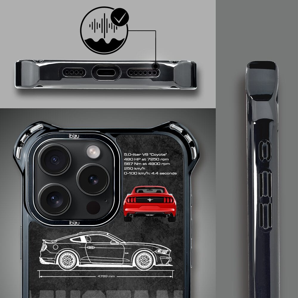 Etui do iPhone 14 Pro IBIZU DropGuard Ultra z MagSafe, TechDrive, GT V8 “Coyote” - obrazek 6