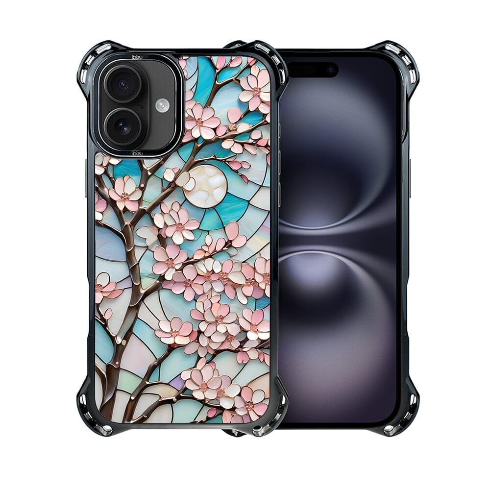 Etui do iPhone 16 IBIZU DropGuard Ultra z MagSafe, Barwy Szkła, Księżycowa Wiśnia - obrazek 2