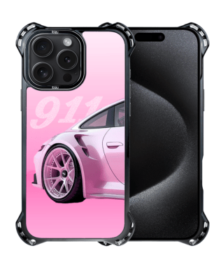 Etui do iPhone 15 Pro IBIZU DropGuard Ultra z MagSafe,, TechDrive, 911 różowe