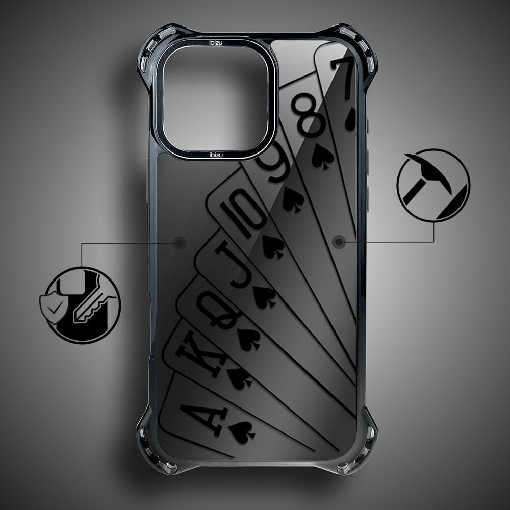 Etui do iPhone 14 Pro IBIZU DropGuard Ultra z MagSafe, Midnight, Karty do gry - obrazek 7