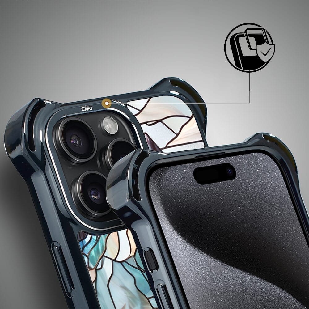 Etui do iPhone 15 Pro IBIZU DropGuard Ultra z MagSafe, Barwy Szkła, Górski Potok - obrazek 3
