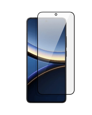 Szkło najtrwalsze kompozytowe z powłoką ceramiczną na cały ekran 5D z czarną ramką do Xiaomi POCO F7 Pro