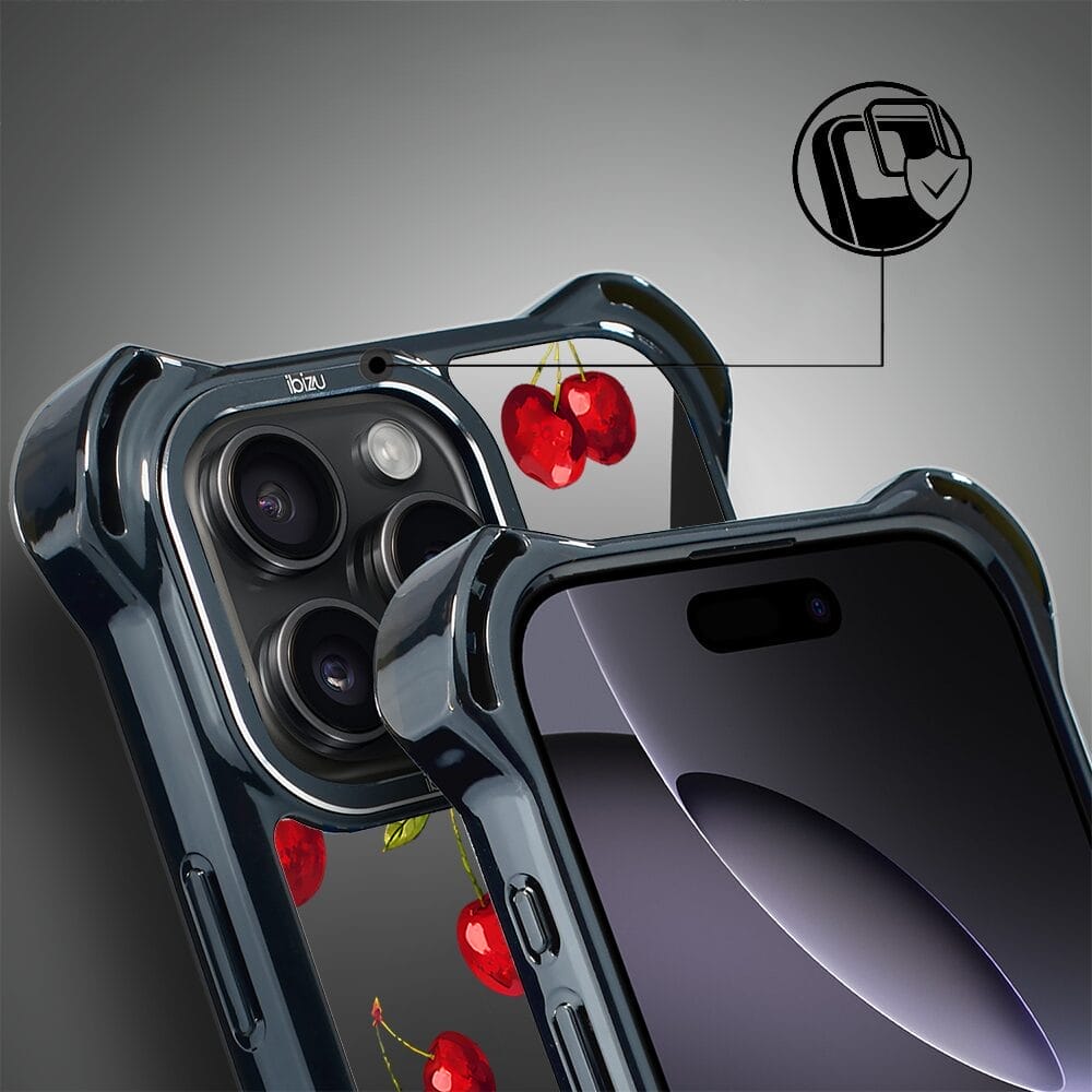 Etui do iPhone 16 Pro IBIZU DropGuard Ultra z MagSafe, Midnight, Wiśniowa Noc - obrazek 6