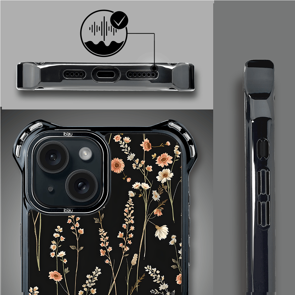 Etui iPhone 15 IBIZU DropGuard Ultra z MagSafe, Pastel Bloom, Północny ogród - obrazek 6