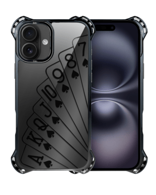 Etui do iPhone 16 IBIZU DropGuard Ultra z MagSafe, Midnight, Karty do gry