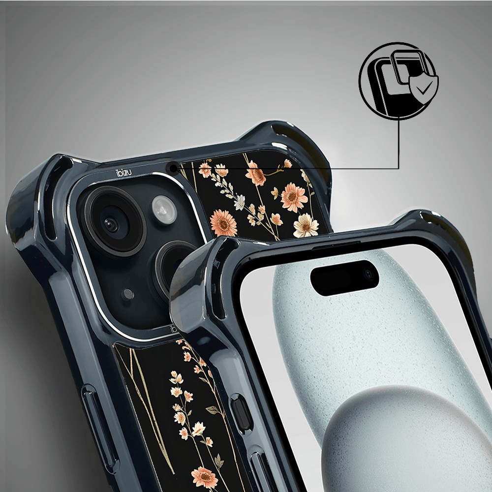 Etui do iPhone 15 Plus IBIZU DropGuard Ultra z MagSafe, Pastel Bloom, Północny ogród - obrazek 3