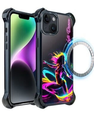 Etui do iPhone 14 Plus IBIZU DropGuard Ultra z MagSafe, #ElectroMove, Taneczny rytm