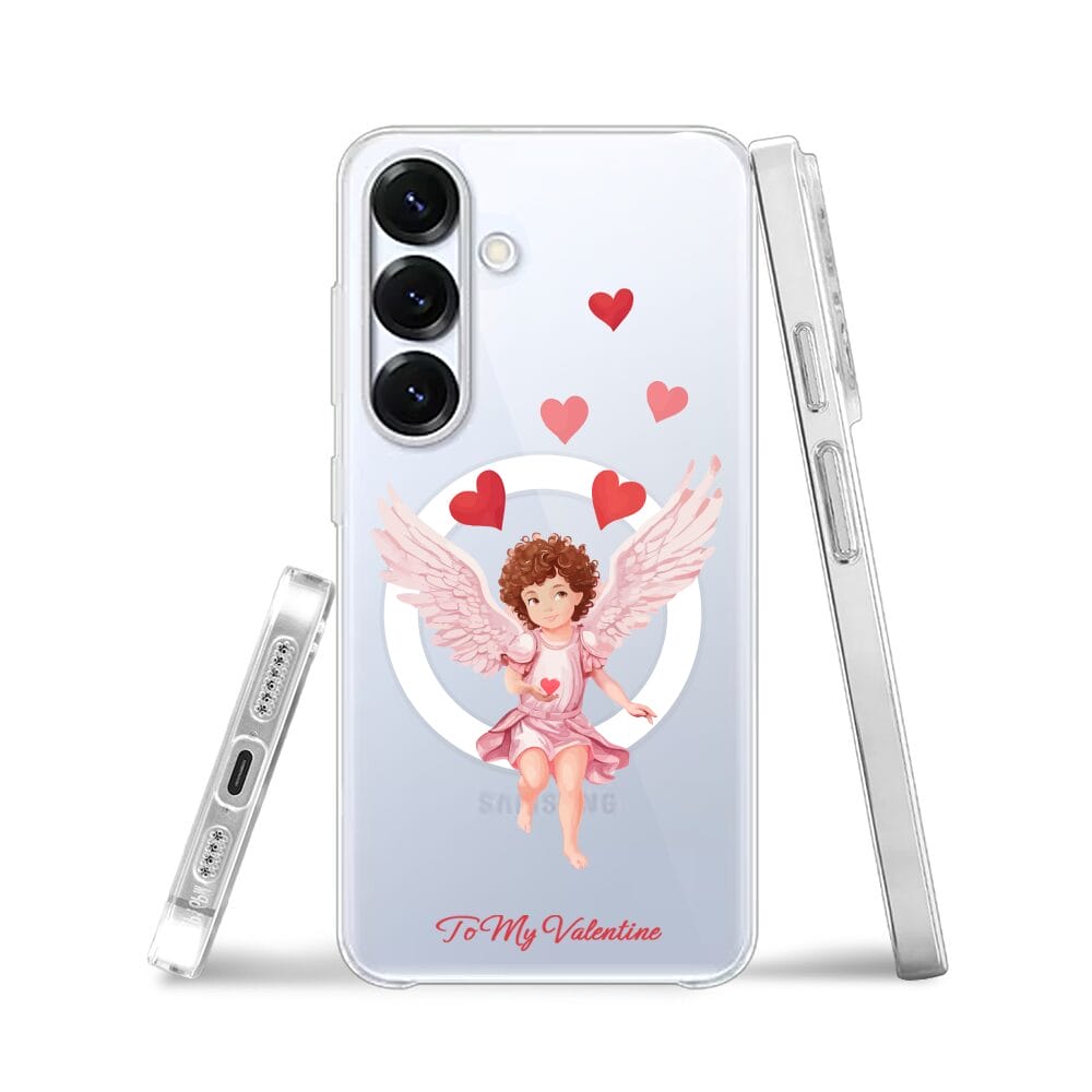 Etui do Samsung Galaxy S25 z MagSafe przeźroczyste, silikonowe Flexi, kupidyn - obrazek 3