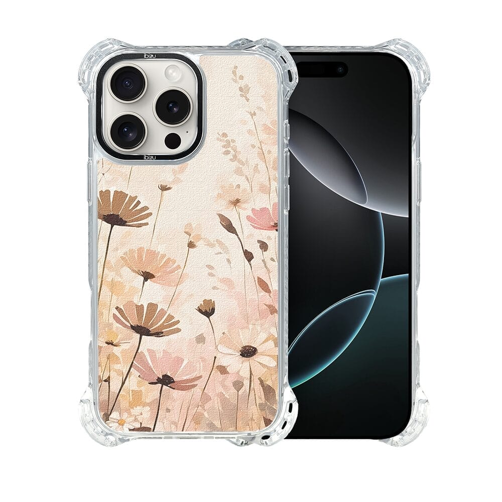 Etui do iPhone 16 Pro IBIZU DropGuard Ultra z MagSafe, Boho, Kwiatowa łąka - obrazek 2