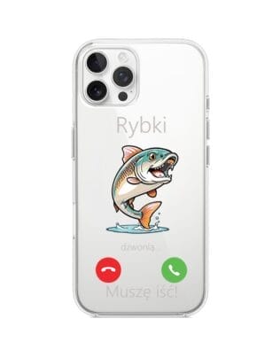 Etui do iPhone 12 Pro, przeźroczyste, silikonowe Flexi, rybki dzwonią