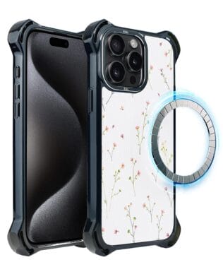Etui iPhone 15 Pro Max IBIZU DropGuard Ultra z MagSafe, Pastel Bloom, Polna fantazja