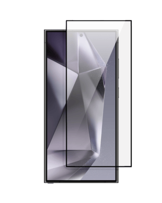 Szkło najtrwalsze kompozytowe z powłoką ceramiczną na cały ekran 5D z czarną ramką do Samsung Galaxy S24 Ultra