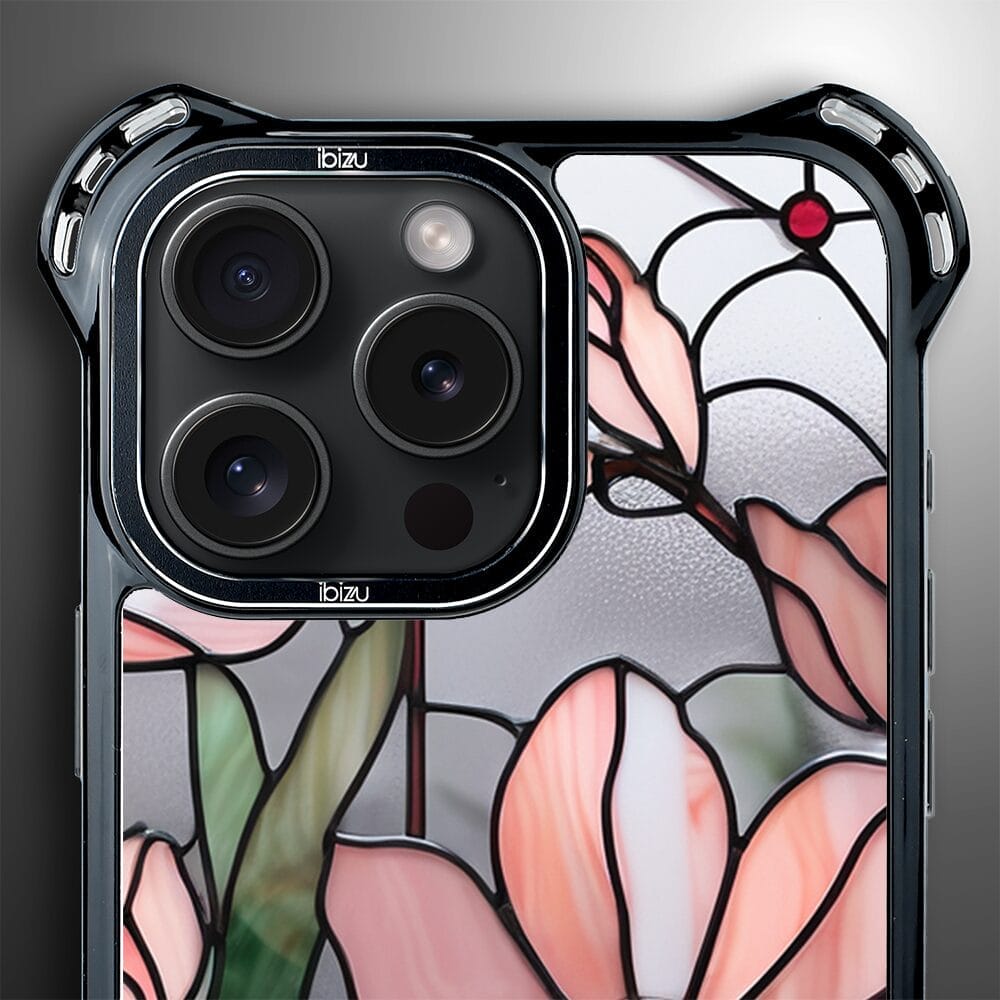 Etui do iPhone 16 Pro, IBIZU DropGuard Ultra z MagSafe, Barwy Szkła, Różowa magnolia - obrazek 4