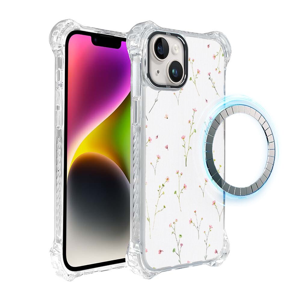 Etui iPhone 14 Plus IBIZU DropGuard Ultra z MagSafe, Pastel Bloom, Polna fantazja