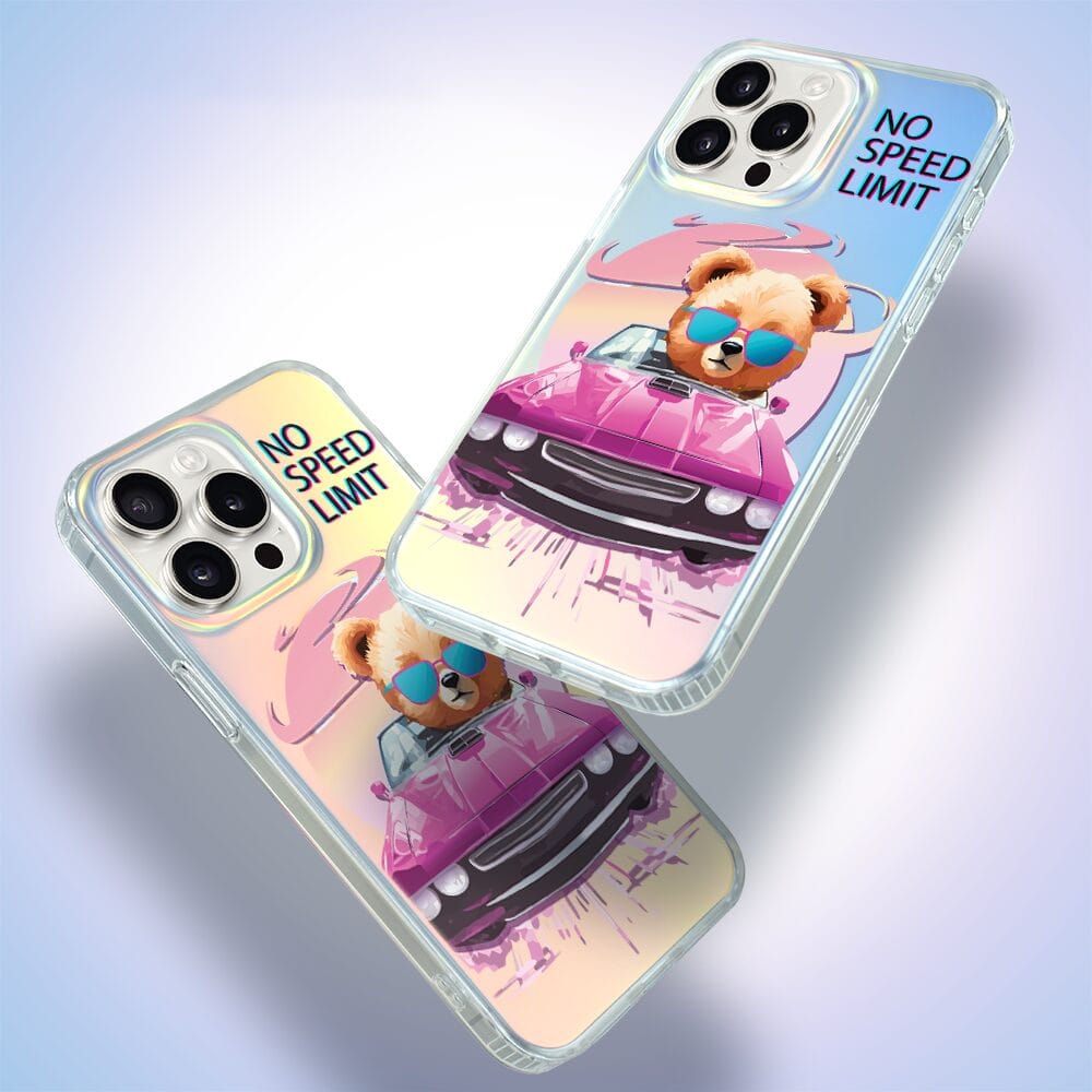 Etui do iPhone 15 Pro IBIZU California Sunset z MagSafe, zmieniające kolor, Pink Car, różowy samochód - obrazek 4