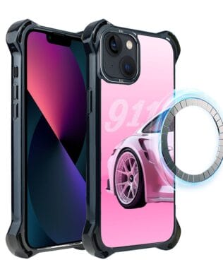 Etui do iPhone 13 IBIZU DropGuard Ultra z MagSafe, TechDrive, 911 różowe