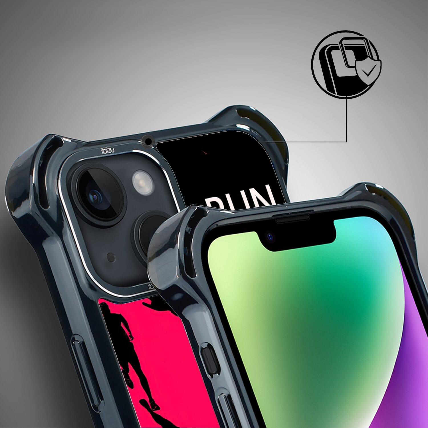 Etui do iPhone 14 IBIZU DropGuard Ultra z MagSafe, #Move, Nocny maraton - obrazek 3