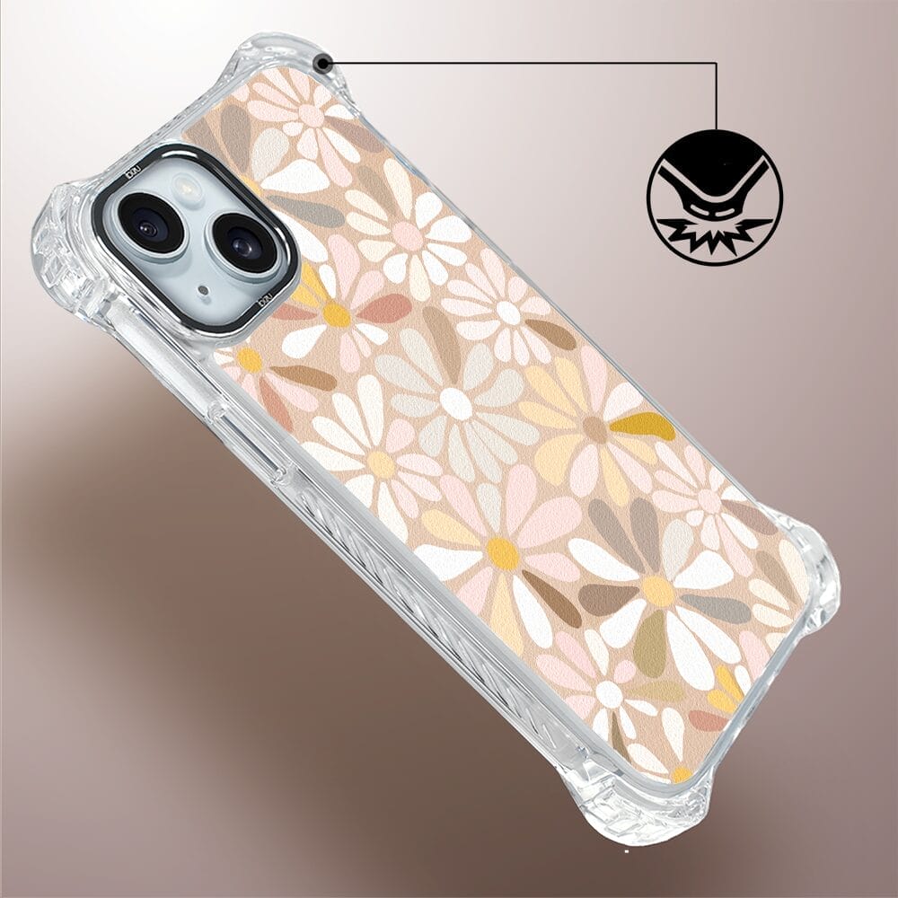 Etui do iPhone 15 Plus IBIZU DropGuard Ultra z MagSafe, Boho, Kwiaty vintage - obrazek 4