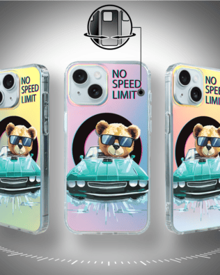 Etui do iPhone 15 Plus IBIZU California Sunset z MagSafe, zmieniające kolor, Blue Car, niebieski samochód