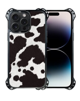 Etui do iPhone 14 Pro IBIZU DropGuard Ultra z MagSafe, Zew Natury, Polska krowa