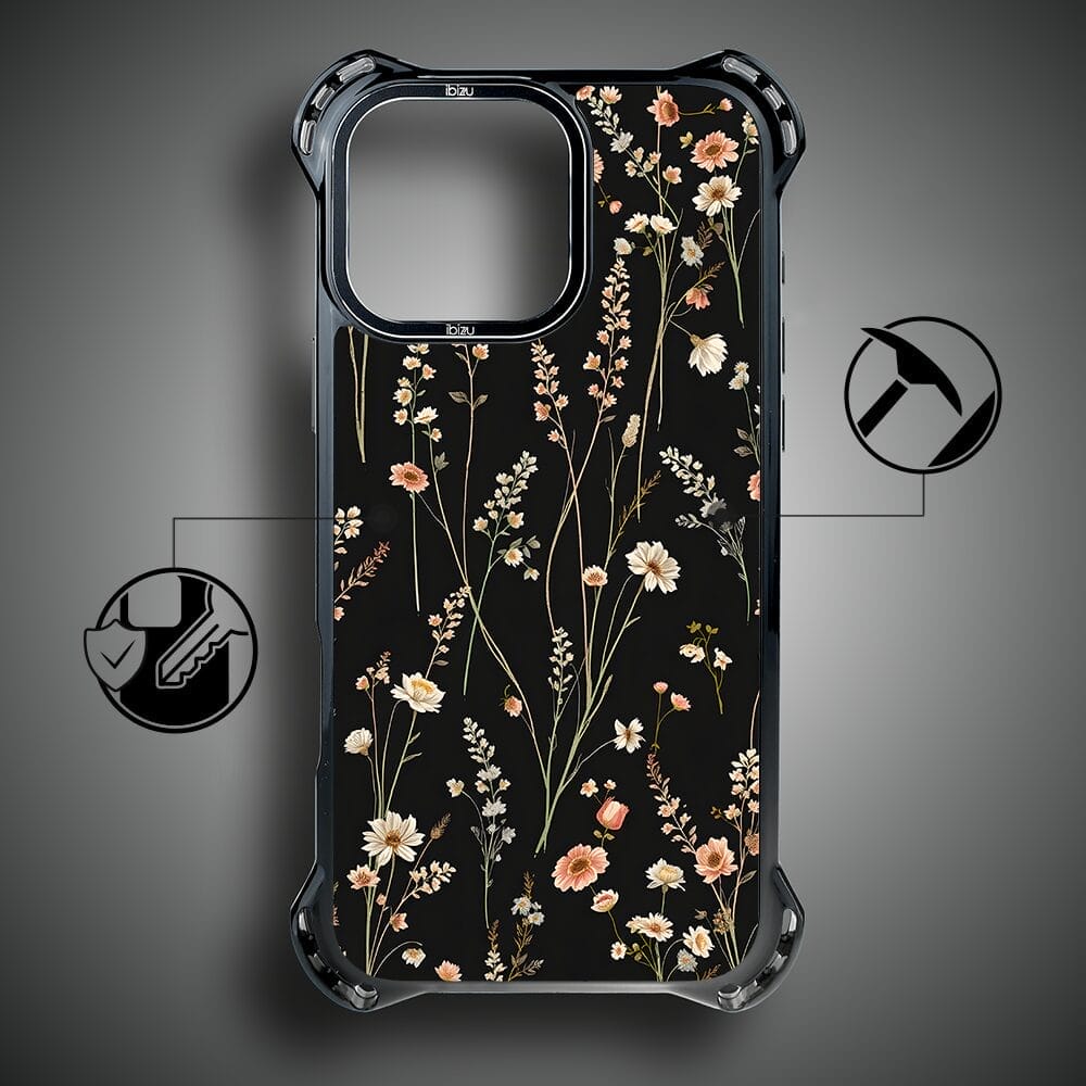 Etui do iPhone 16 Pro IBIZU DropGuard Ultra z MagSafe, Pastel Bloom, Północny ogród - obrazek 3