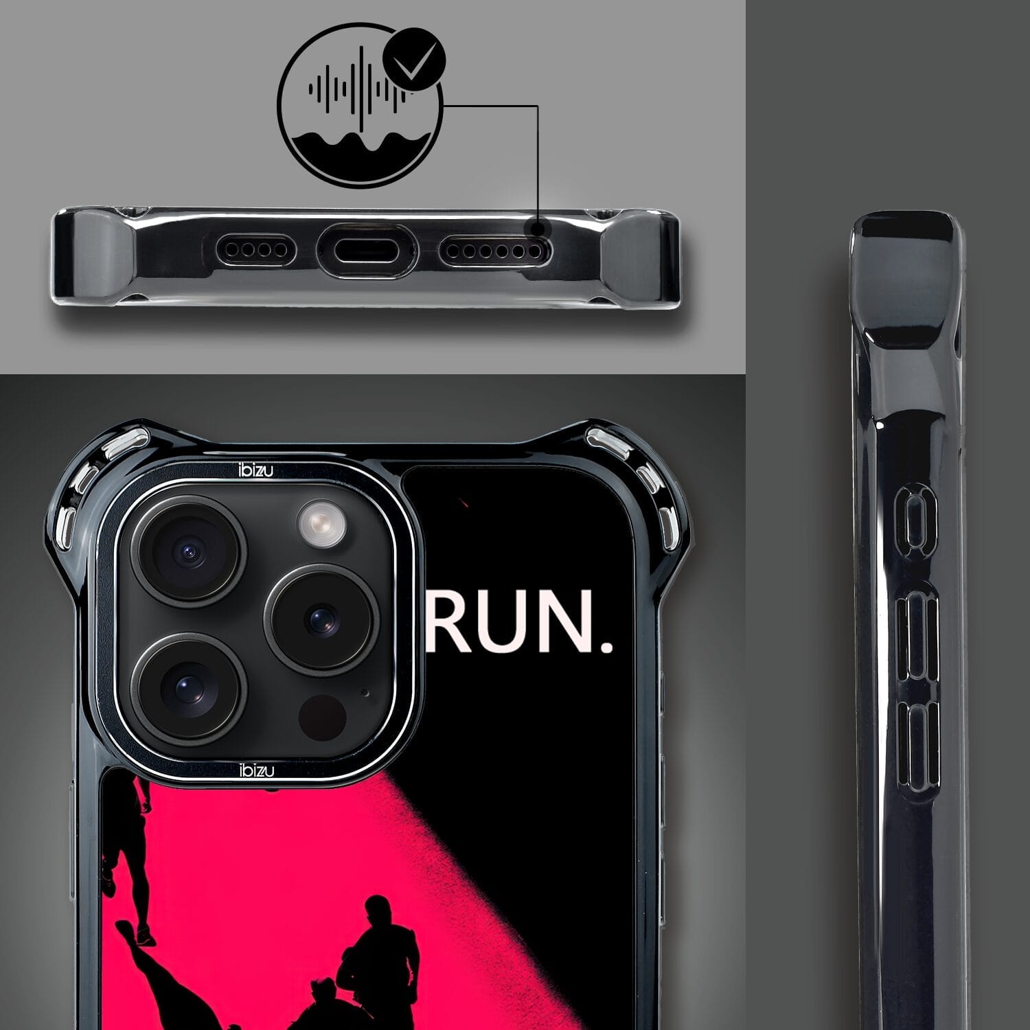 Etui do iPhone 16 Pro IBIZU DropGuard Ultra z MagSafe, #Move, Nocny maraton - obrazek 4