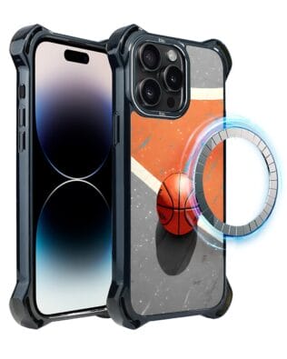 Etui do iPhone 14 Pro IBIZU DropGuard Ultra z MagSafe, #Move, Koszykówka