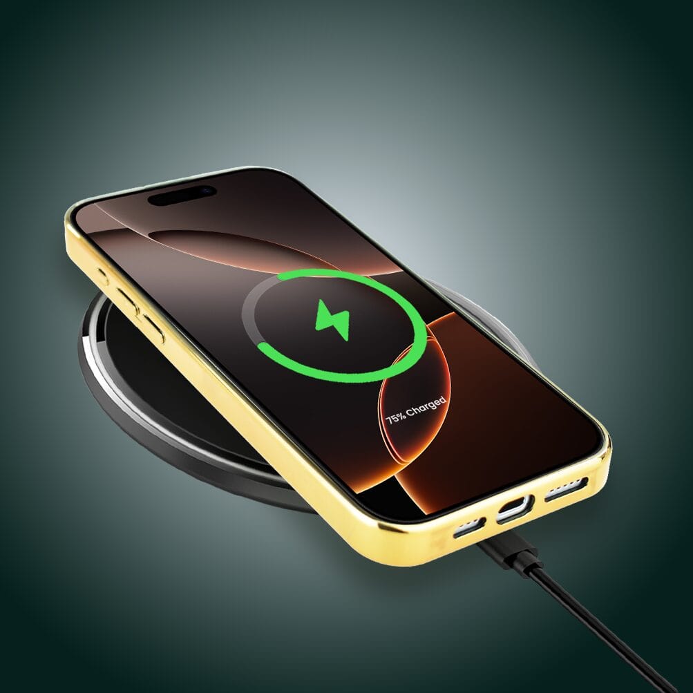 Etui do iPhone 16 Pro Max IBIZU Elite Glass z MagSafe Magia Azji złote drzewa w stylu japońskim, złote - obrazek 8