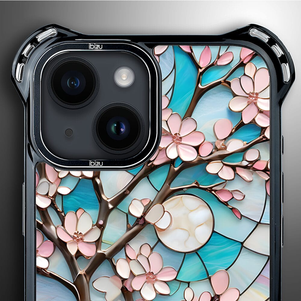 Etui do iPhone 14 IBIZU DropGuard Ultra z MagSafe, Barwy Szkła, Księżycowa Wiśnia - obrazek 5