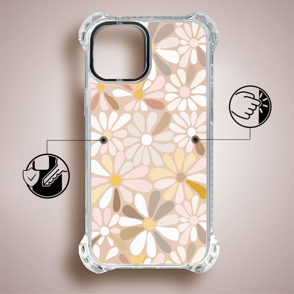 Etui do iPhone 15 Plus IBIZU DropGuard Ultra z MagSafe, Boho, Kwiaty vintage - obrazek 7