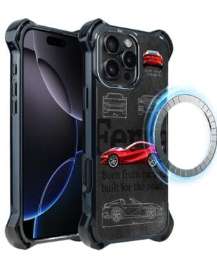 Etui do iPhone 16 Pro IBIZU DropGuard Ultra z MagSafe, TechDrive, 812 Superfast