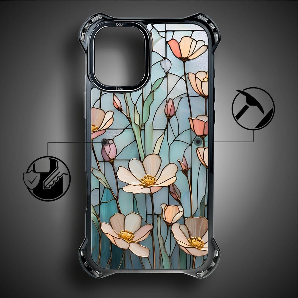 Etui do iPhone 16 Plus IBIZU DropGuard Ultra z MagSafe, Barwy Szkła, Szept kwiatów polnych - obrazek 7