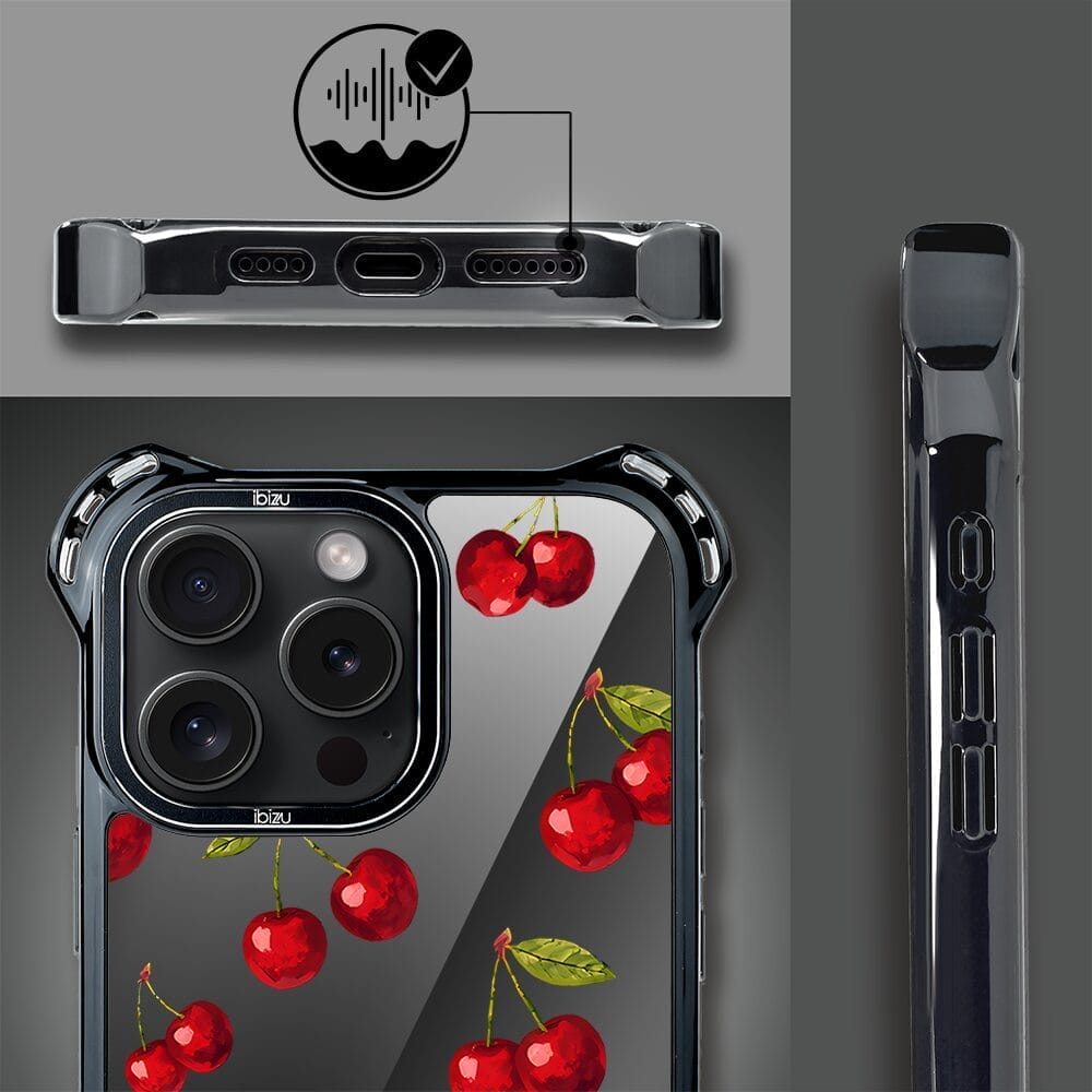 Etui do iPhone 16 Pro IBIZU DropGuard Ultra z MagSafe, Midnight, Wiśniowa Noc - obrazek 3