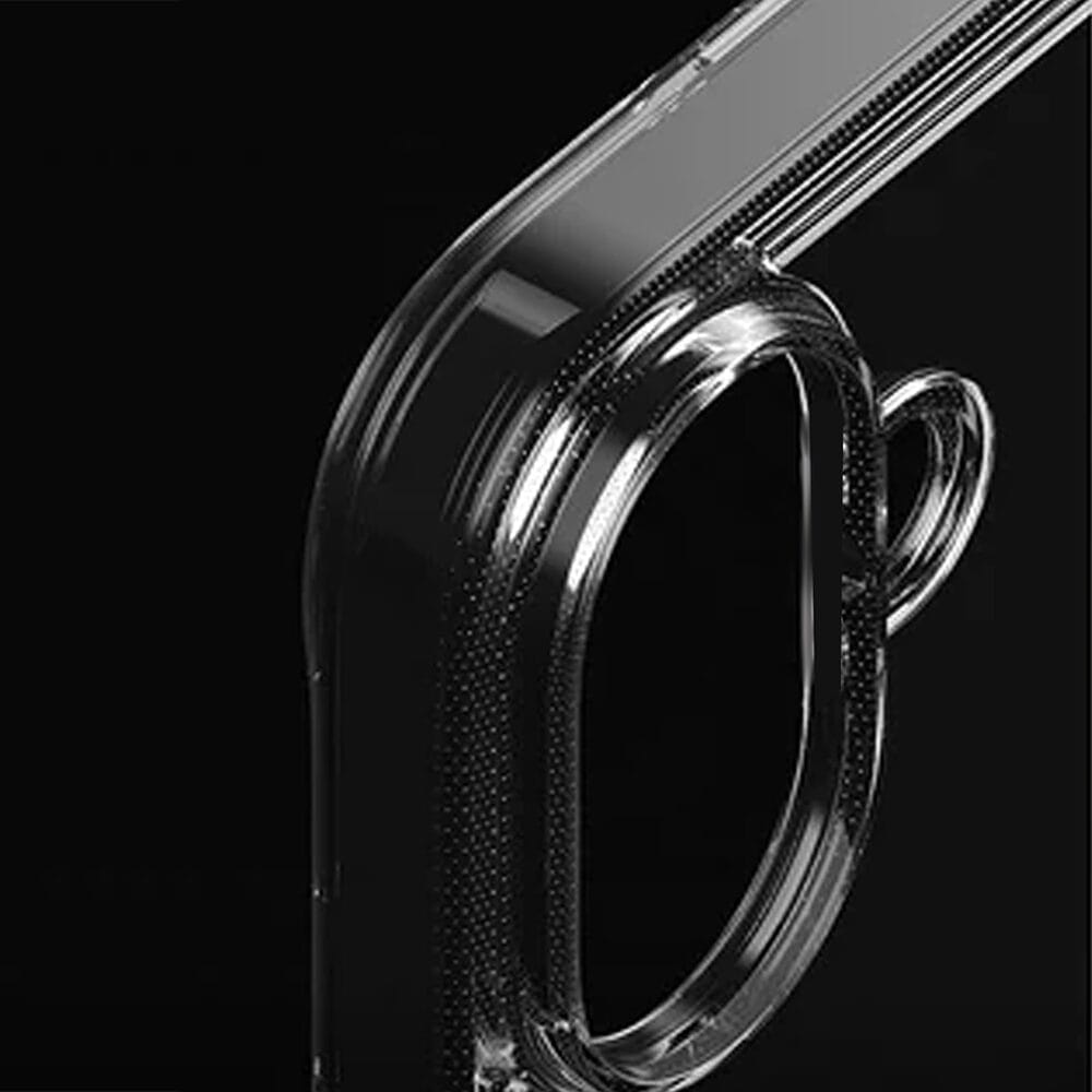 Etui do iPhone 15 Plus przeźroczyste, silikonowe Flexi, kwiaty, tulipan - obrazek 4