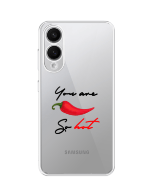 Etui do Samsung Galaxy S25 Edge przeźroczyste, silikonowe Flexi, papryczka chilli